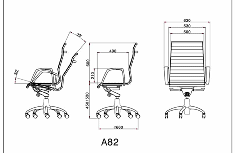 صندلی مدیریتی a82