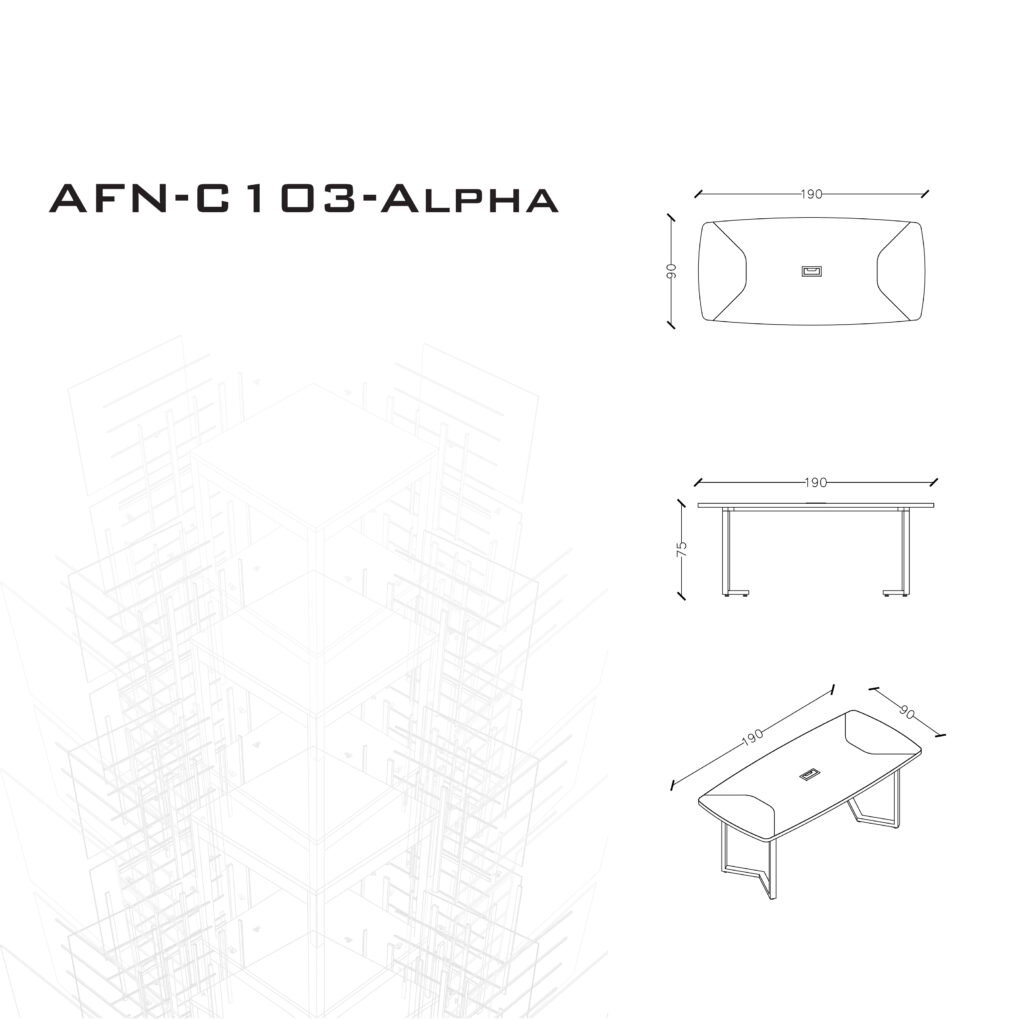 میز کنفرانس Alpha